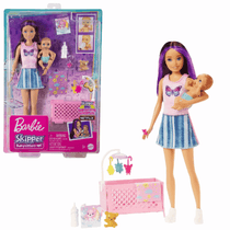 Boneca Barbie Skipper Babá Conjunto de Dormir 3+ Mattel