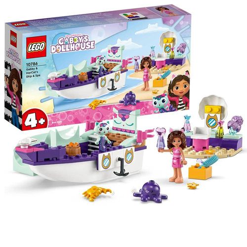 LEGO Gabbys Dollhouse Navio e Spa da Gabby e Sereiata 10786