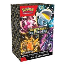 Box 18 Boosters Pokémon Escarlate E Violeta Coleção Destinos De Paldea