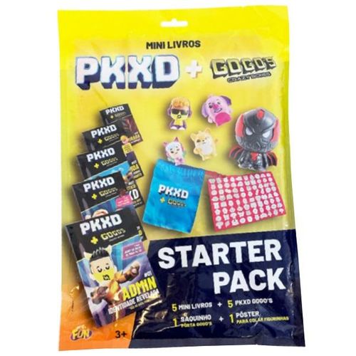 PKXD Starter PACK 5 Mini Livros e 5 PKXD Gogos FUN