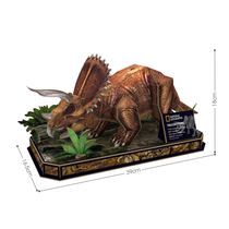 Quebra-Cabeça - 3D - National Geographic - Triceratops - New Toys