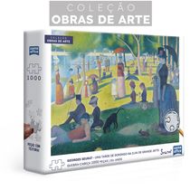 Quebra-Cabeça - 1000 Peças - Georges Seurat - Uma Tarde De Domingo Na Ilha - Toyster