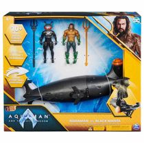 Submarino do Arraia Negra com Aquaman 2 Bonecos - Sunny 3455