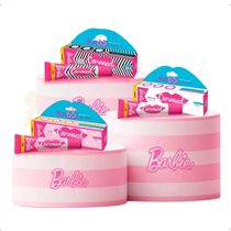 Carmed Barbie Kit Pink Rose Gold Crystal Efeito Gloss 10gr