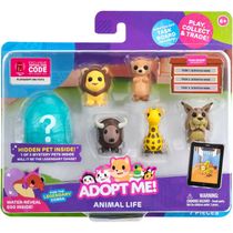 Adopt Me - Pack com 6 Figuras - Animais de Estimação - Fauna - Sunny