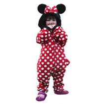 Macacão Kigurumi Infantil de 9 a 10 Anos Minnie - Disney