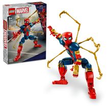 LEGO - Heroes Marvel - Figura De Construção Do Homem-Aranha De Ferro - 76298