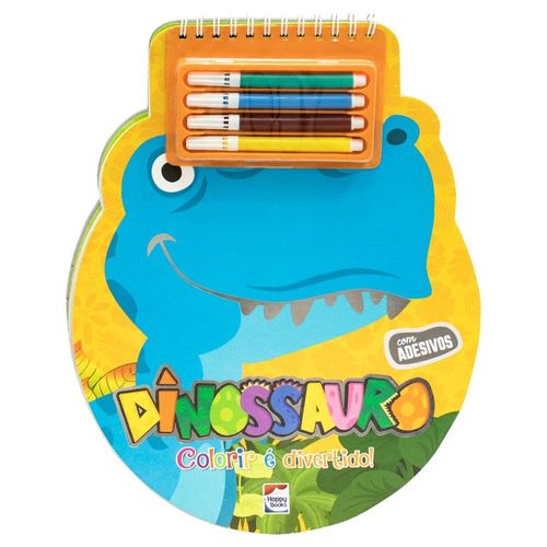 Livro - Colorir É Divertido - Dinossauro