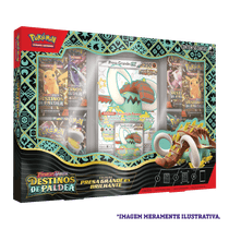 Box Pokémon Destinos De Paldea Presa Grande Ex Brilhante