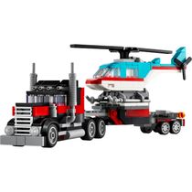 LEGO City - Caminhão Plataforma com Helicóptero