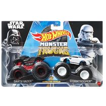 Carrinhos Hot Wheels Monster Trucks Darth Vader vs Stormtrooper 1:64 - Mattel