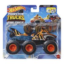 Hot Wheels Monster Truck Caminhão Reboque Tiger Shark Mattel