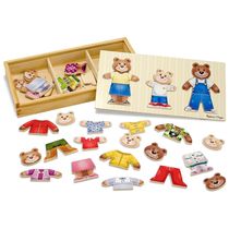 Quebra Cabeça Infantil de Madeira com Caixa de Armazenamento e 45 Peças para Crianças Acima de 3 Anos, Melissa & Doug