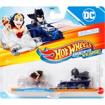 Pack 2 Hot Wheels - Batman e Mulher Maravilha - Racerverse - HRT23