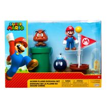 Playset Diorama Planície das Bolotas - Super Mario