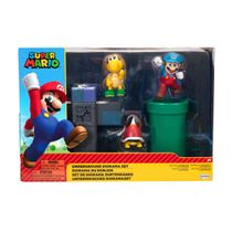 Playset Diorama Abaixo do Solo - Super Mario