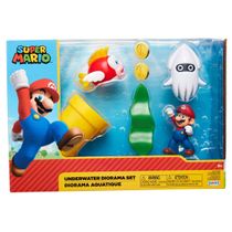 Playset Diorama Aquático - Super Mario