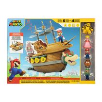 Playset Deluxe Navio Voador do Bowser - Super Mario