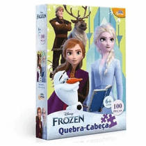 Quebra-cabeça 100 Peças Frozen Toyster