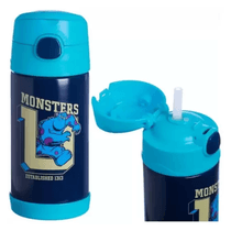 Garrafa click com canudo 300ml monster sulivan