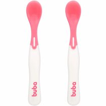 Kit Colheres Termossensíveis Buba Rosa