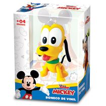 Boneco De Vinil - Disney Júnior  -  Mickey - Pluto - Lider