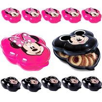 Kit 10 Pote Lembrança Mickey e Minnie Rosa Festa Aniversário