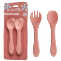 Kit Talheres De Silicone Infantil Lilica Ripilica BB