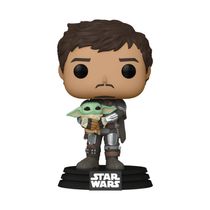 Mini Boneco - Funko POP - Star Wars - Mandalorian Com Grogu - Candide