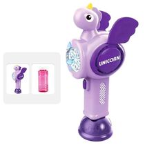 Pistola Unicornio Bolha De Sabao Roxo Zoop Toys