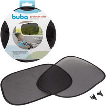 Kit Protetores Solares Com Ventosa P/ Carro 2Un Buba