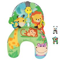 Almofada De Atividade Bebe Infantil Tummy Time Mordedor Buba Cor:Selva