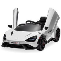 Carro Elétrico Infantil McLaren 765LT com 2 Velocidades, Controle dos Pais, Portas Hidráulicas, Partida Suave, S...