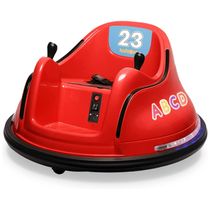 Carro Elétrico Infantil Bate Bate 12V com 2 Velocidades, Controle Remoto, Luzes LED, Bluetooth e Giro de 360º para C...