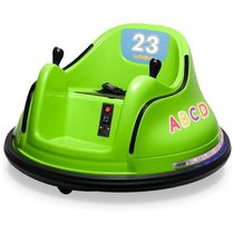 Carro Elétrico Infantil Bate Bate 12V com 2 Velocidades, Controle Remoto, Luzes LED, Bluetooth e Giro de 360º para C...