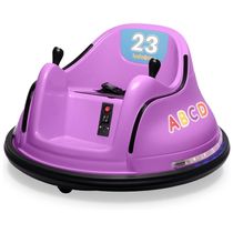 Carro Elétrico Infantil Bate Bate12V com 2 Velocidades, Controle Remoto, Luzes LED, Bluetooth e Giro de 360º para C...