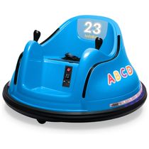 Carro Elétrico Infantil Bate Bate 12V com 2 Velocidades, Controle Remoto, Luzes LED, Bluetooth e Giro de 360º para C...