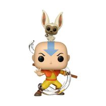 Boneco De Vinil - Funko - POP Animation - Avatar - Aang Com Momo - Candide