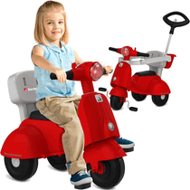 Triciclo Scooter Passeio Pedal Bandeirante Banderetta Vermelho