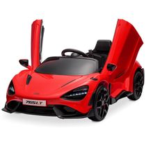 Carro Elétrico Infantil McLaren 765LT com 2 Velocidades, Controle dos Pais, Portas Hidráulicas, Partida Suave, S...