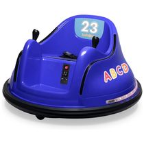 Carro Elétrico Infantil Bate Bate 12V com 2 Velocidades, Controle Remoto, Luzes LED, Bluetooth e Giro de 360º para C...