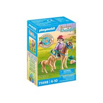 Playmobil - Horses Of Waterfall - Poneis - Ponei E Potro Com Criança - 71498 - Sunny