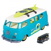 Mala De Transporte - Case Para 10 Carros  - Kombi T1 Com Luz - Majorette