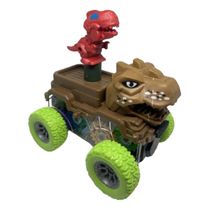 Carrinho De Fricção De Dinossauro Dino Truck Radical Grande