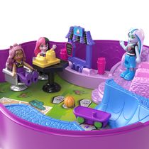 Mini Bonecas -  Monster High x Polly Pocket - Estojo - Suspresa  - Mattel