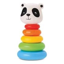 Brinquedo Educativo Empilhadinho Ursinho Panda Colorido