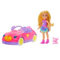 Boneca Com Acessórios - Barbie - Chelsea E Carro Do Urso - Mattel