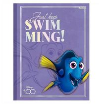 Caderno Colegial Costurado Dory Disney 100 Anos 160Folhas SD