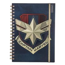 Caderno Bullet Journal Capita Marvel Colegial 80 Folhas 70gr