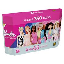 Quebra-Cabeça - Panorama Barbie 65 Anos - 350 Peças - Grow
